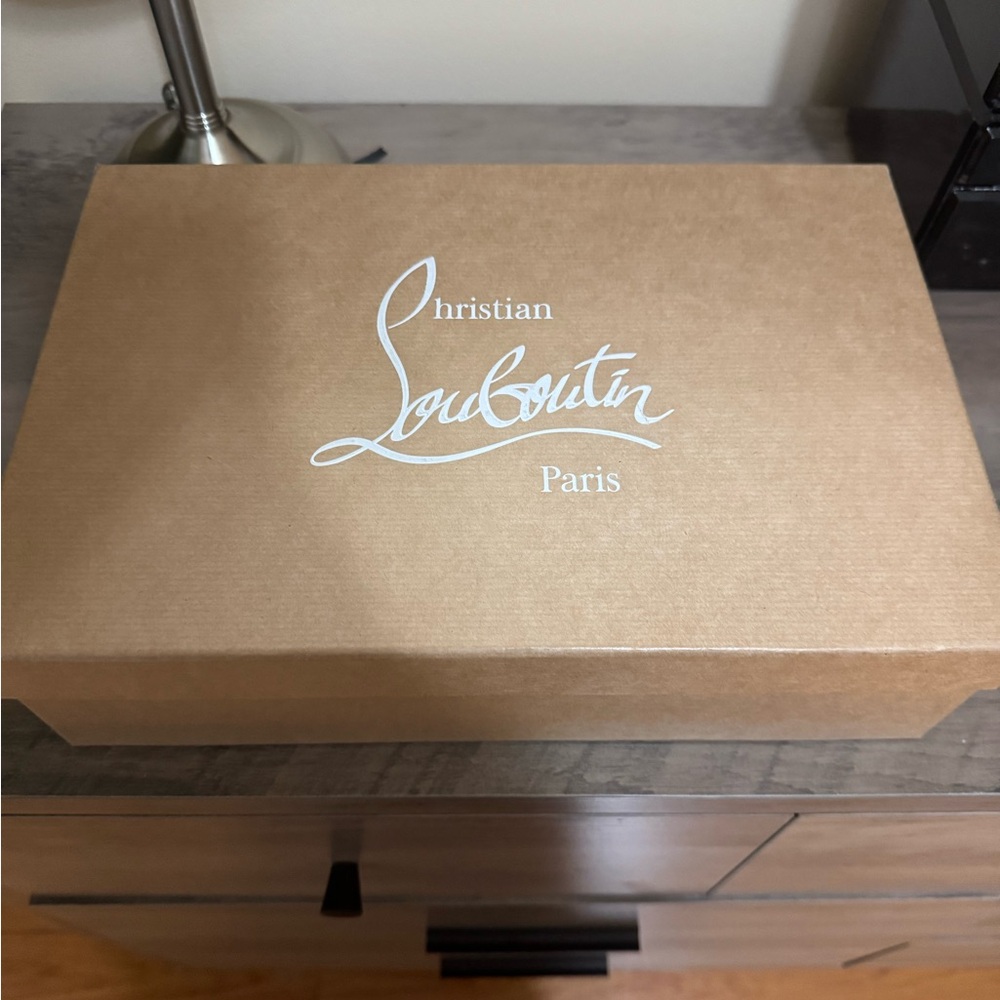 Christian Louboutin shoe box.